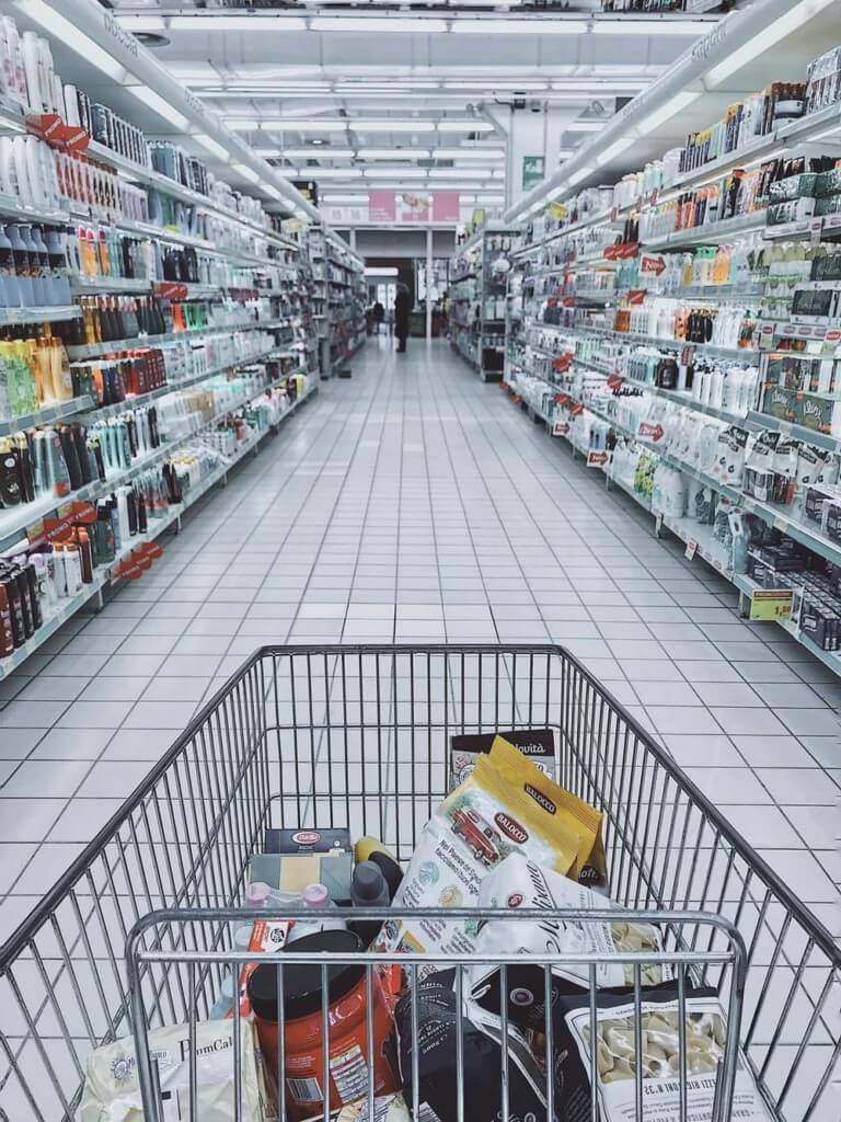 shopping-trolley-in food business